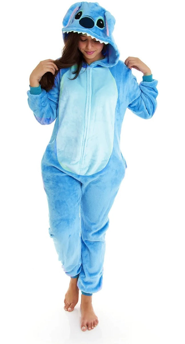 Pijama Lilo Stitch Azul - Todos Os Tamanhos